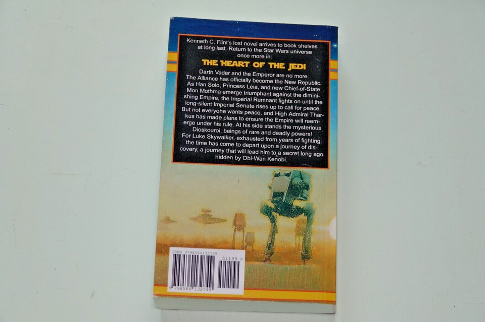 Star Wars The Heart Of The Jedi by Flint Book Rare Out of