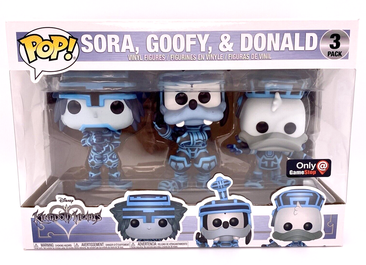 Funko ファンコ　pop 　キングダムハーツ　フィギュア　3体セット　トロン Disney Kingdom Hearts Tron Funko Pop x3 Set Sora Goofy Donald