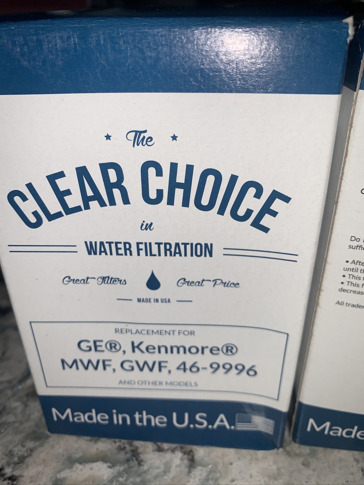 Clear Choice CLCH102 Lot 2 Refrigerator Water Ice GE Kenmore Fridge