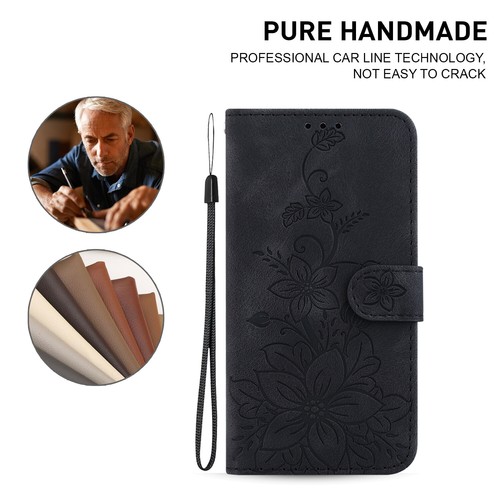 For Google Pixel 8 Pro/7 Pro/7a Embossed Leather Wallet Flip Stand Phone Case - Zdjęcie 45 z 50