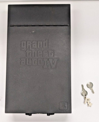 Grand Theft Auto IV スペシャルエディション の金庫。GTA Grand Theft Auto IV Steel Lock Box w/Keychain and Keys | eBay