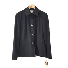 Michael Michael Kors Black Blazer Jacket Buckle Collar Women  s Sz 4 NWT