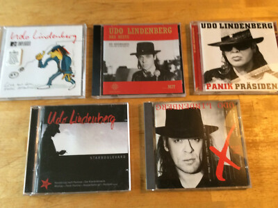 Udo Lindenberg [5 CD Alben] Starboulevard DAS BESTE X PanikPräsi MTV Unplugged 