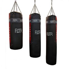 Boxing Punchbag 3ft / 4ft / 5ft Heavy Filled Pro Punch Bag w/ Chain - FXR Sports