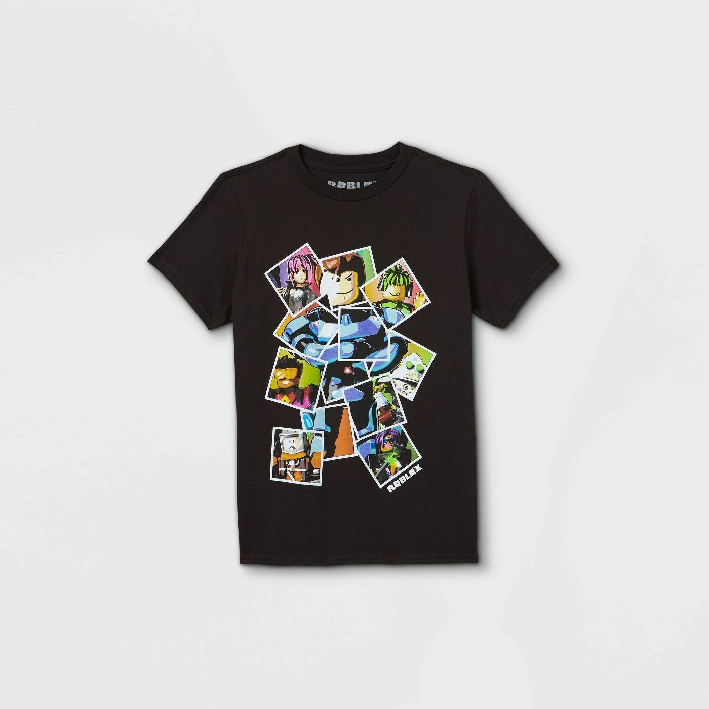 LICENSED Boy's ROBLOX GITD Warrior Character Print Short Sleeve Crew T-Shirt