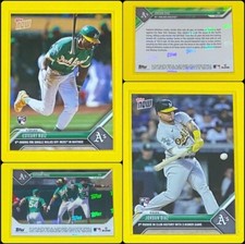 2023 Topps Now Esteury Ruiz/Jordan Diaz ROOKIE CARDS SP Athletics #211 & #261 RC
