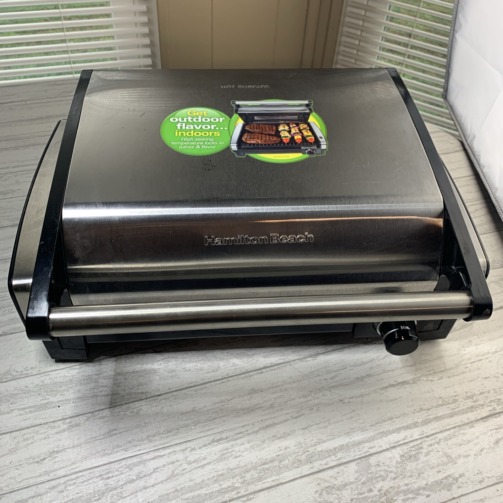 Hamilton Beach 25360 Flavor Searing Indoor Grill, Adjustable