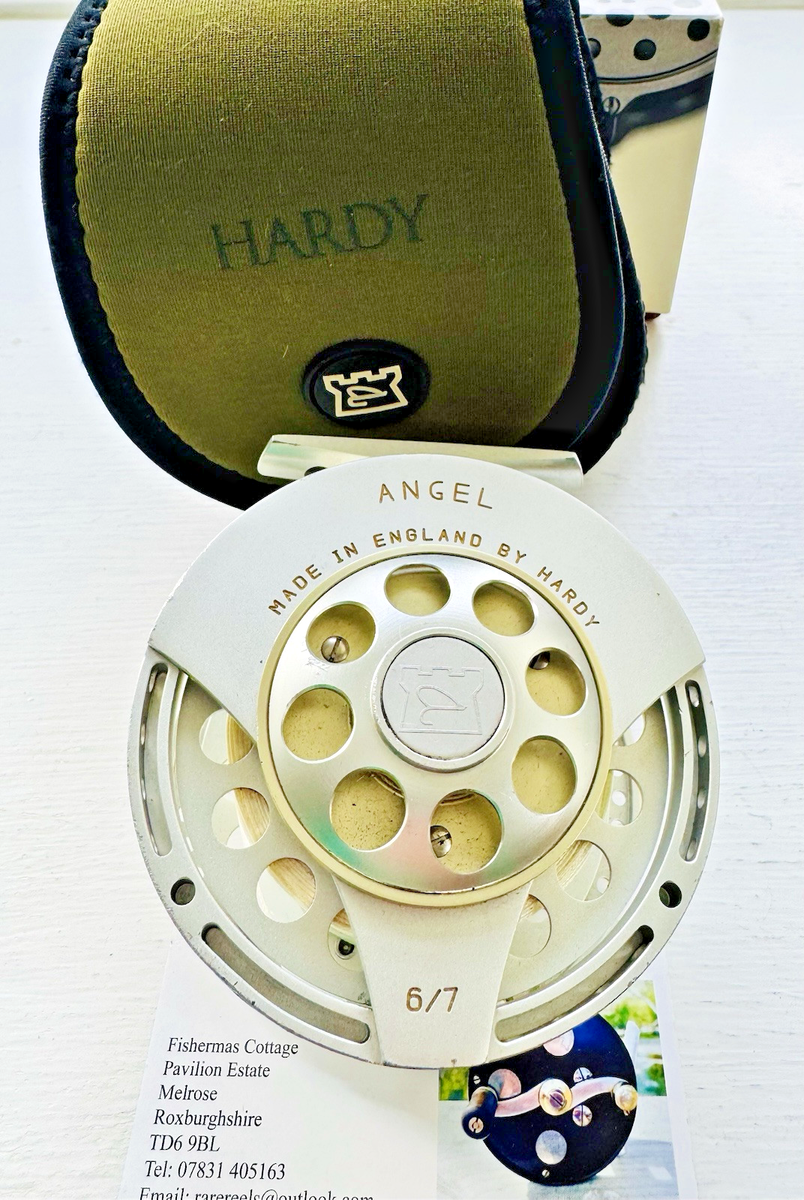 Hardy Angel Mk1 #6/7 Trout Fly Reel with Backing Line Box & Case