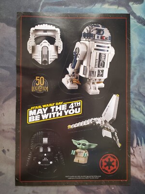 LEGO Star Wars May the 4th 2021 Sticker Sheet Promo (MISP