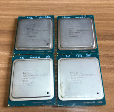4 Stück Intel Xeon E5-2650v2  CPU Bastler ungetestet defekt