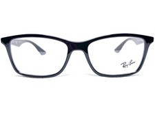 NEW Ray Ban RB7047 2000 Mens Black Rectangle Modern Eyeglasses Frames 56/17 145