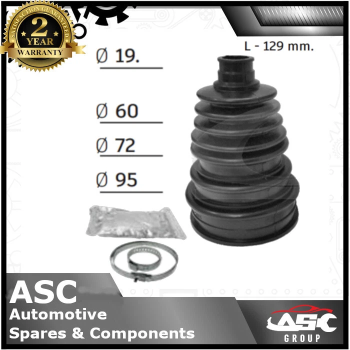 Durable Stretch CV Boot Kit - Flexi Rubber - fits Ferrari 365 GTS/4 D. 71-74 - Image 2 of 4