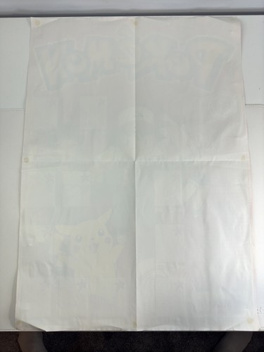 Official 1999 Merlin Pokemon Sticker Album Wall Chart Poster 100% Complete - Picture 7 of 7