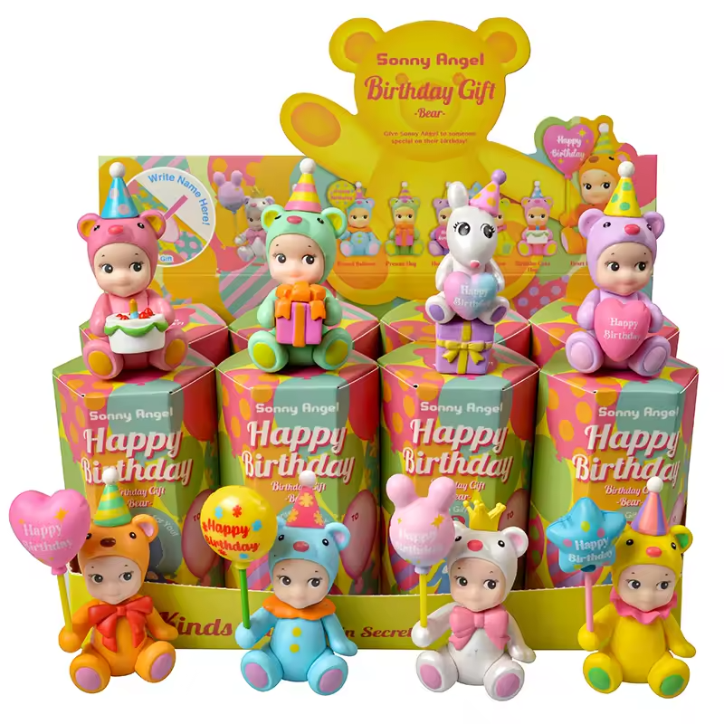 Sonny Angel Happy Birthday Series Collectible Mini Figurines