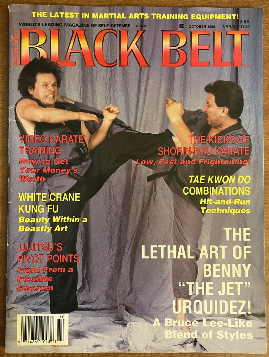 VTG Oct 1990 Black Belt Martial Arts Magazine Benny The Jet