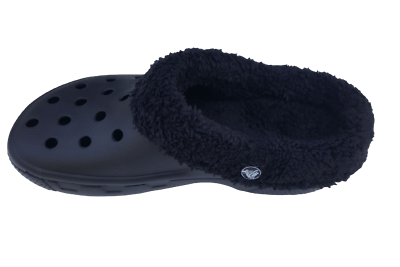 replacement insoles liners for clogs crocs mules style shoes black fur for a furry lining