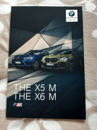 2020 BMW X5 M & X6 M Competition 625 Brochure Prospekt Catalogue POLISH 28 pgs  - Zdjęcie 1 z 1