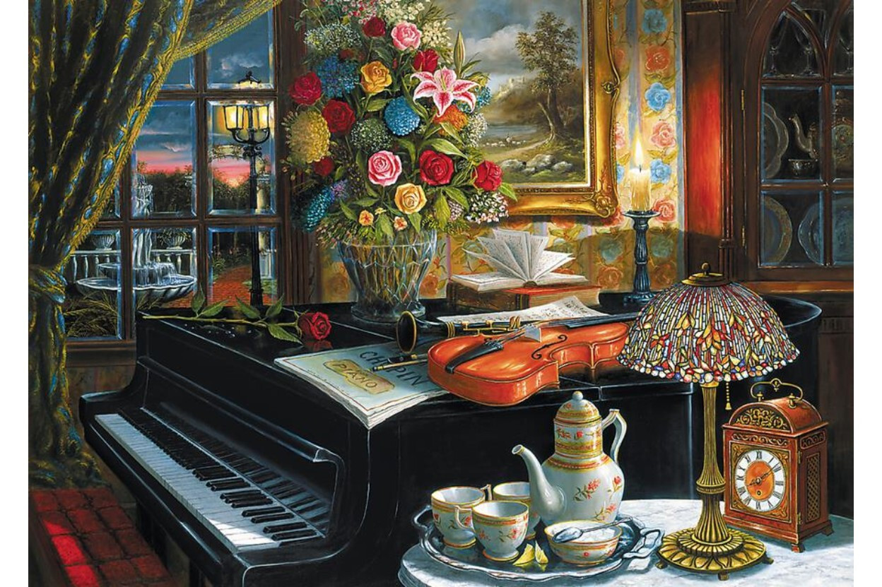 Puzzle 2000 pièces Trefl Sons de Musique édition premium carton rigide