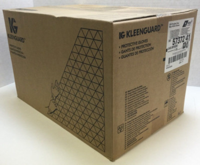 KleenGuard 57372, 242 mm G10 Blue Nitrile Gloves - Medium, Blue 1000/CT New