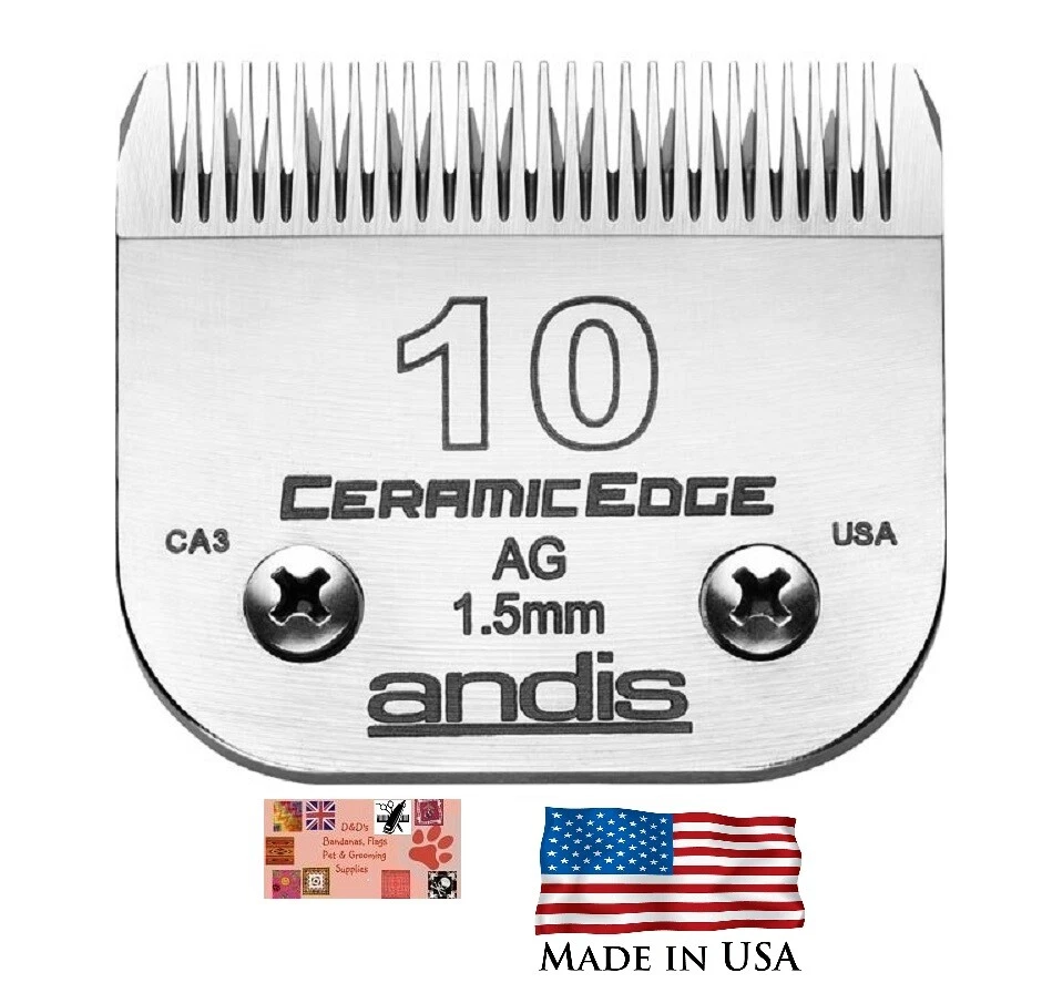Andis CeramicEdge 10 BLADE*Fit AG,AGC Oster A5,A6,Wahl KM Clipper*Pet Grooming