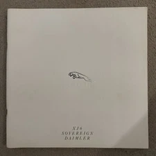 1990 Jaguar 56-page oversize glossy sales brochure - XJ6 Sovereign Daimler