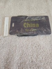 Inventive Travelware Purple Luggage Tag " On My Way To China...." box 280