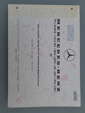 Liste de pièces de rechange carrosserie Mercedes 406 408 508 608 309