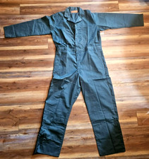 VINTAGE UNION MADE OVERALLS MECHANIC UNIVERSAL OVERALL DEAD STOCK 44 L GREEN