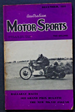 Australian Motor Sports 1951 Dec Jaguar Mk V11 Ford V8 Ballarat Harley Jowett Hu