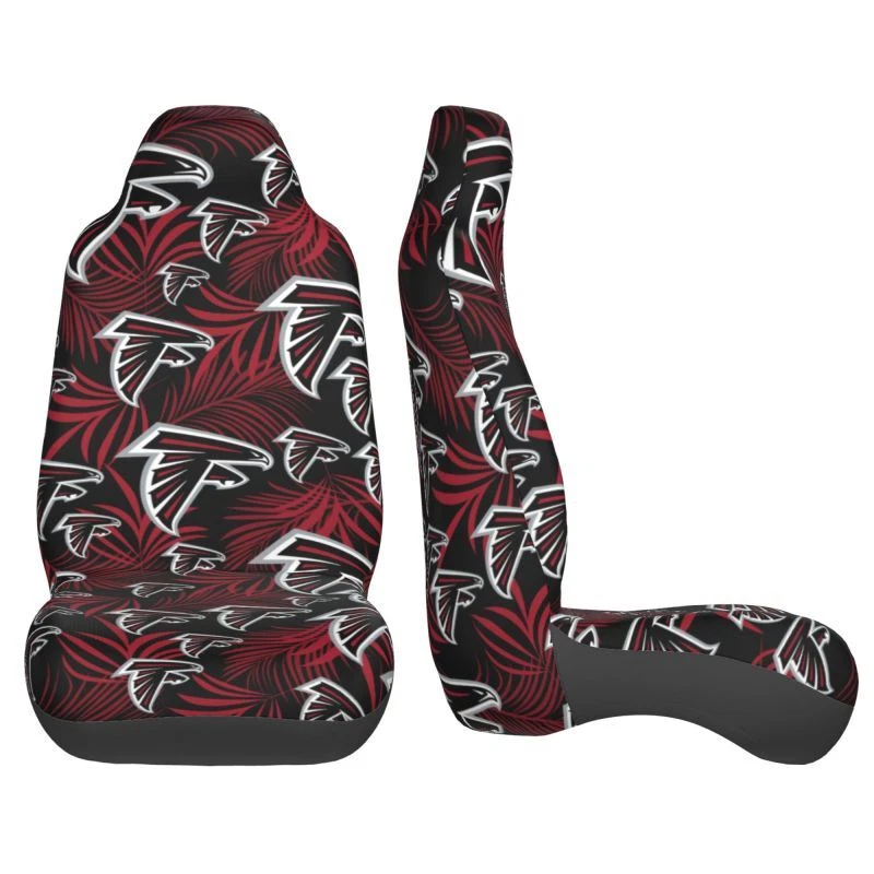 2pcs Atlanta Falcons Elastic Car Seat Covers Printed Seat Cover Universal