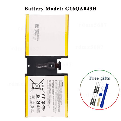 G16QA043H Replacement Battery For Microsoft Surface Go 1824 + Tool
