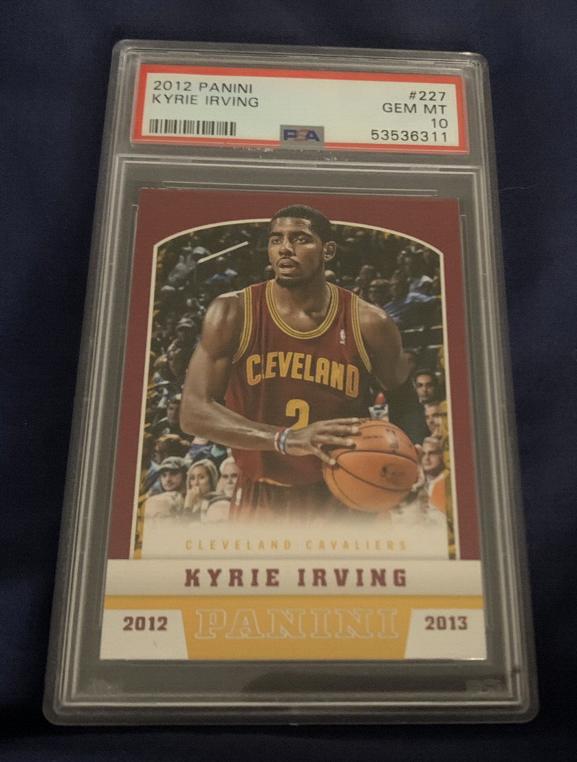 2012 Panini #227 Kyrie Irving ROOKIE CARD - GEM MINT PSA 10 - POP 34