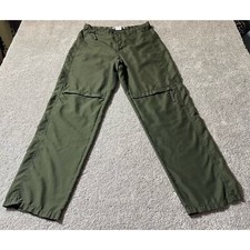 Tommy Hilfiger Pants Womens 8 Straight Leg Zip Pockets Green