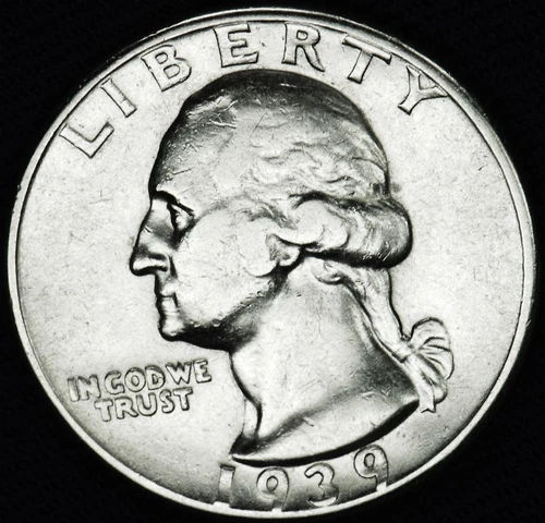 1939-D Washington Quarter — photo from another recent sale