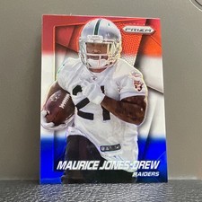 2014 Panini Prizm Maurice Jones-Drew #10 Red White & Blue Prizm Oakland Raiders