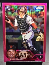 2023 Topps Chrome Update #USC151 Blake Sabol Magenta #/399 Rookie RC