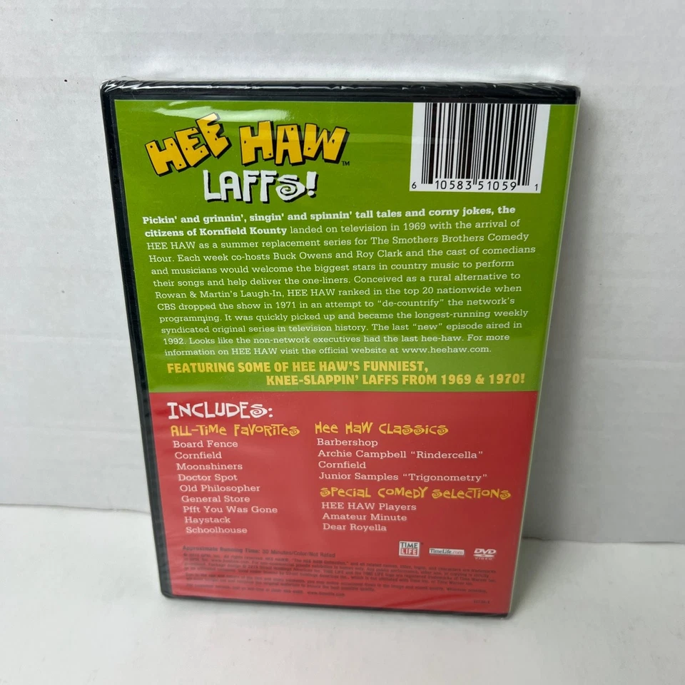 Hee Haw Laffs! DVD 2015 Time Life Classics Comedy Favorites New Sealed - Image 3 of 4