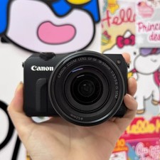 Imagen de Canon EOS M Mirrorless Digital Camera with EF-M 18-55mm Lens 18MP Black -Tested