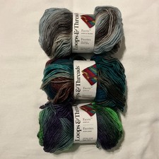 Loops and Thread / 3 skeins multi - color 279 yrds
