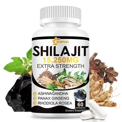 Himalayan Shilajit Capsules   7 Complex   Herbal Support   Energy & Wellness