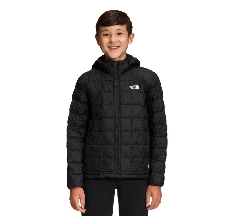 The North Face Kids' Reversible ThermoBall Hooded Jacket 6 Black Retail $150 - Image 3 of 4