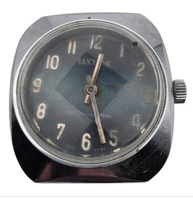 Lucerne Men's Mechanical Watch Good Balance Parts Repair Lot