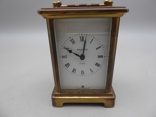 C Vintage Duverdrey & Bloquel France Bayard 8 Day Brass Carriage Clock