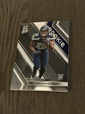 2018 Panini Spectra Silver Prizm /99 #130 RASHAAD PENNY Football Card Rookie RC. rookie card picture