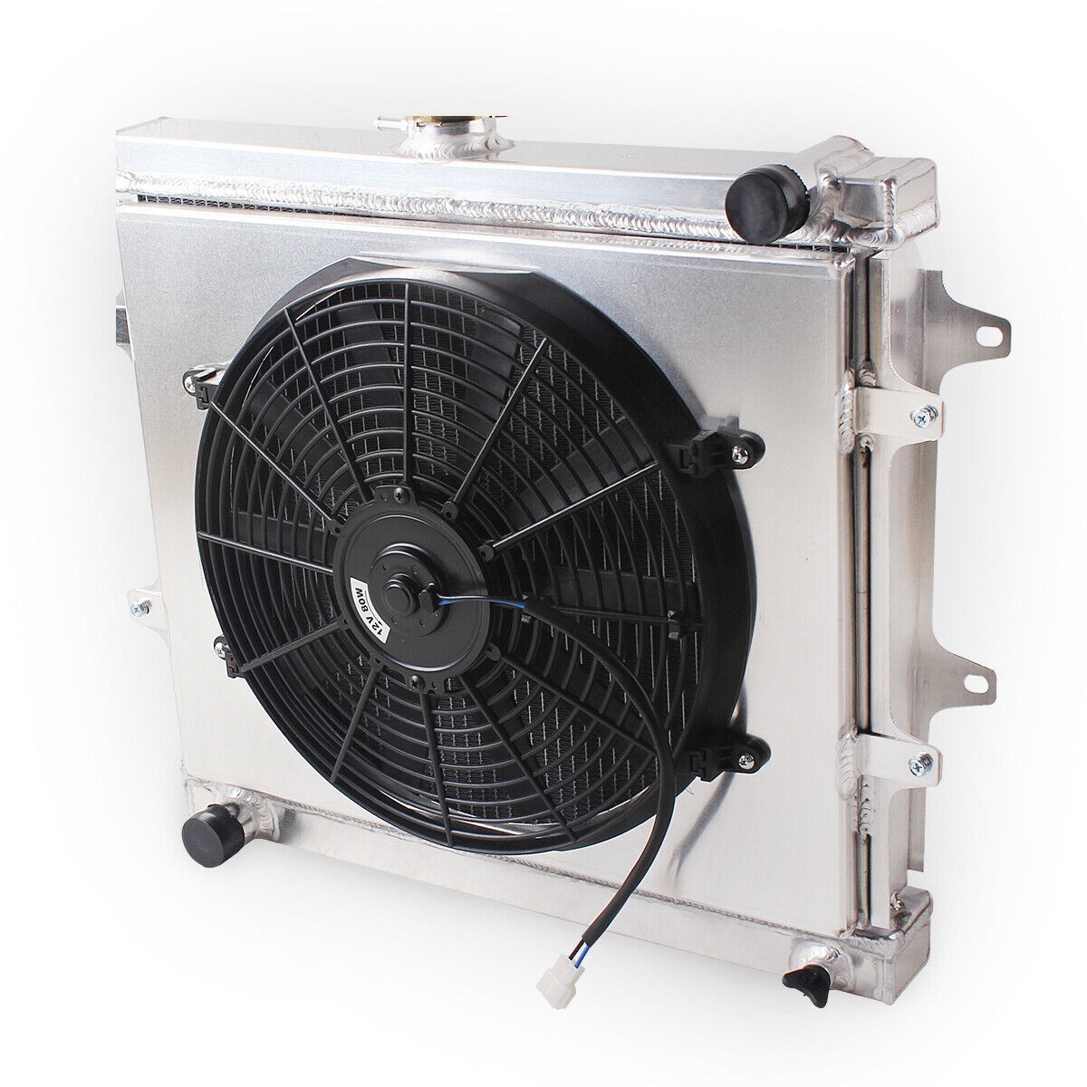 3 Row Radiator with Fan for Toyota 1984-1995 4Runner Pickup 22R 22RE ...