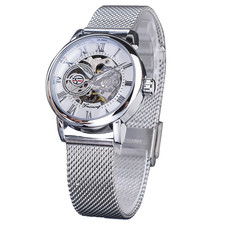 Montre Mécanique Automatique De Luxe Pour Femme, Cadran Doré, Bracelet En