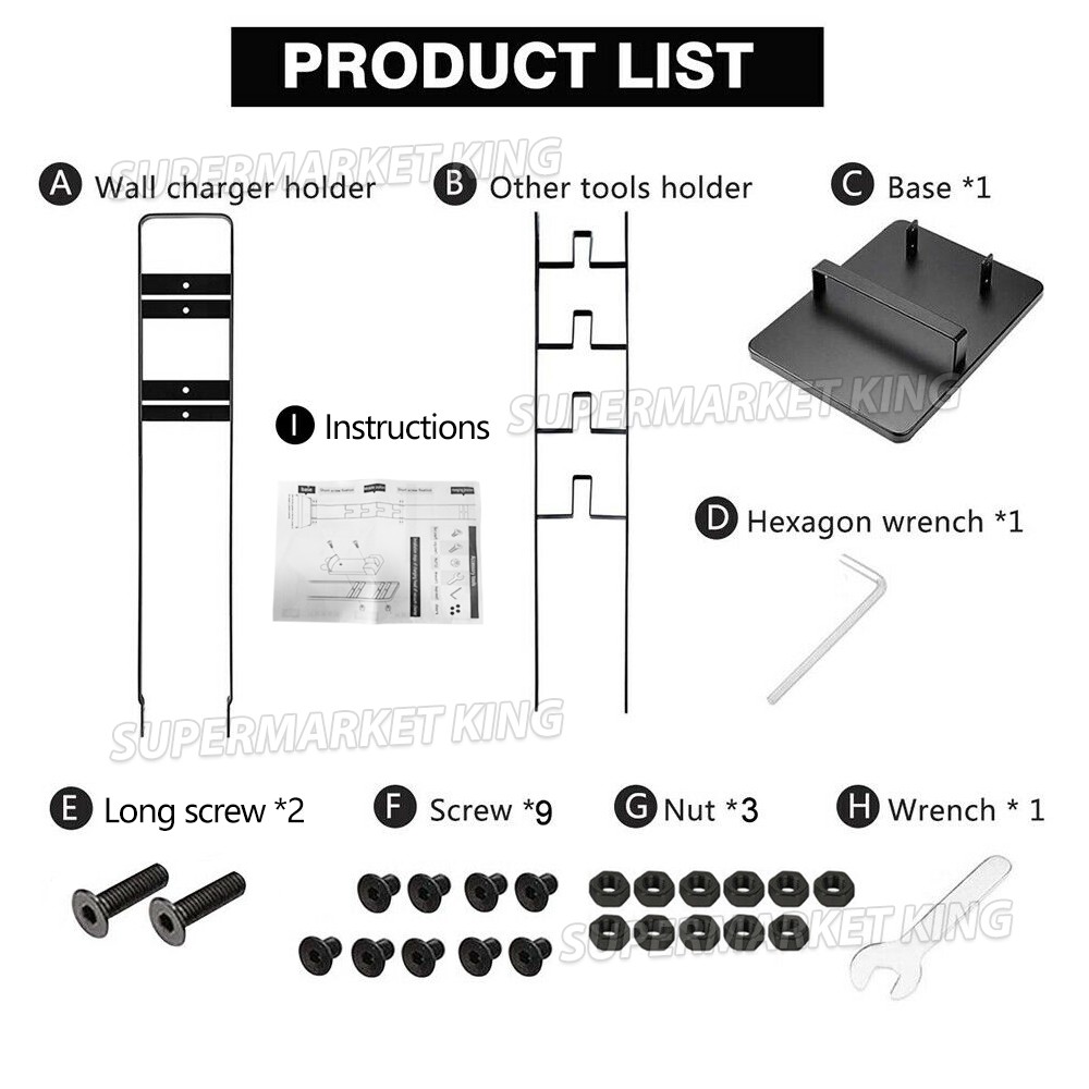 Vacuum Cleaner Stand Rack For Dyson V6/V7 V8 10 11 Freestanding Holder Cordless — image 7