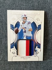 2025 Panini National Treasured Patches Josh Allen Patch /49 Four Color Patch!
