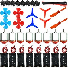 Mini Elektromotoren Set für Kinder DIY Wissenschaftsprojekte Propeller Batter...