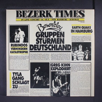 VARIOUS: bezerk times BESERKLEY 12'' 2x LP 33 RPM Germany